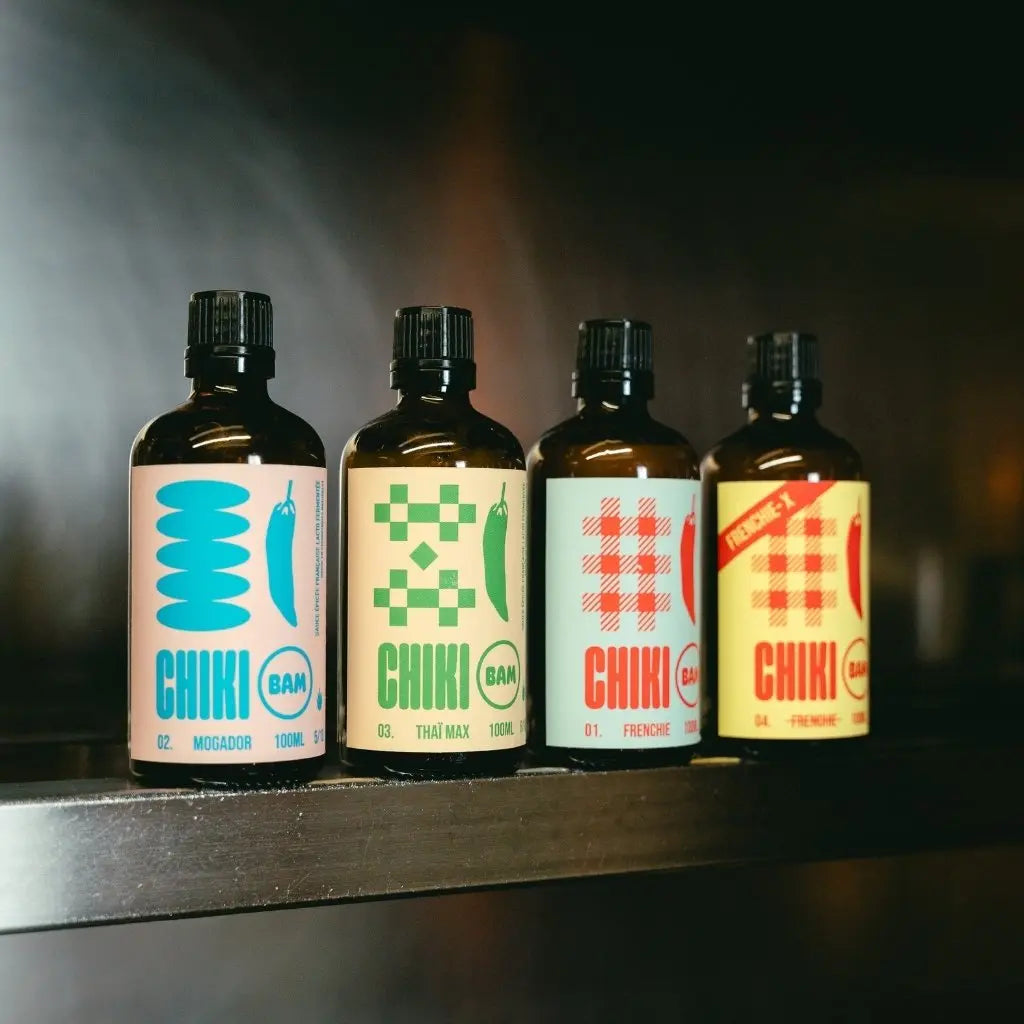 Chiki Bam Family 4 sauces piquantes lacto fermentées